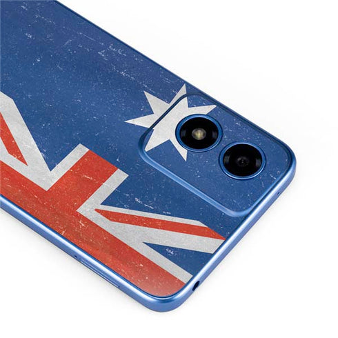 Australia Flag Distressed Moto G Play 4G (2024) Skin